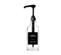 CYDZSRA Clear Glass Soap Dispenser 500ml Square Bottle,transparent 1pc | Thick Walled Soda Lime Glass Withstands Drops And Bumps In High Traffic Areas Safe For Commercial Bathrooms
