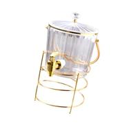 CYDZSRA Cold Kettle Beverage Dispenser Refrigerator Suitable for Entertaining Serving Iced Juice and Lemonade Drink Dispenser for Parties Fridge Large Capacity, Clear, 19x38cm