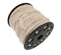 CYDZSRA Cotton Cord Twine 3mm Diameter Natural For Weaving Bags Sash Ties And for Creative Home Decor Solutions 2.5mm Handmade Decorations Natural Cotton Cord Wedding Home Party, White, 20m