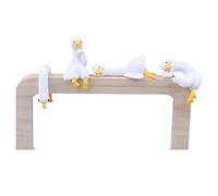 CYDZSRA Desk With Cute Desk Accessories And Mini Resin Ducks Telling Story While Adding Beauty To Space Can Pleasant And Personalized 4pcs Mini Resin Goose Figurine