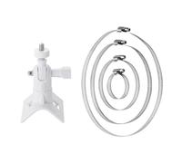 CYDZSRA Durable Metal Pole Mount For Arlo Pro 2 3 4 Camera Like Ring For Arlo For Eufycam 3 3c 2 2c Mounting Bracket 360°, White