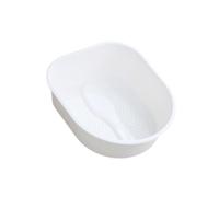 CYDZSRA Effective Foot Bath Basin for Foot Soaking Relaxation High Capacity Meets All Family Needs Bath Tub Made of PP Massage Basin for Elderly, White, 38.5x33x11.5cm