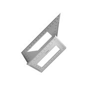 CYDZSRA Enhanced Craftsmanship Tools Aluminum Alloy Saddle Layout Square Gauge 45 Degree Angle Ruler Measures Carpenter 45/90/135 Degree Layout Miter Gauge
