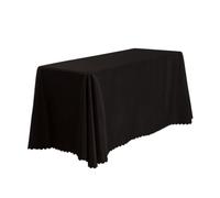 CYDZSRA Event Table Drape Office,Black,Square 1.2x1.8m | Effortless Setup For Any Venue Wrinkle Resistant Fabric Available In Red White For Professional Look