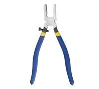 CYDZSRA Glass Trimming Pliers Nippers and Heavy Duty Glass Running Breaking Pliers All Stained Needs Sturdy Trimming Nippers with Comfort Grip, with Flat Jaws