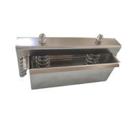 CYDZSRA Homemade Meat Press Tool Reliable Durable Stainless Steel Cooking Delicious Sandwiches And Burgers At Home Homemade Lunch Meat Pressing Kitchen Cooking Tool, Silver, 1KG