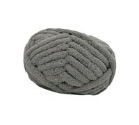 CYDZSRA Knit Cozy Blankets with Chunky Wool Yarn Various DIY Activities At Home Offering Unique Texture Comfortable Crocheting Cushion Rug Making Tapestry Hand Knit, Deep Gray, 25.6 m