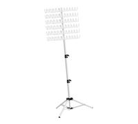 CYDZSRA Lightweight Portable Hair Braiding Rack Double Sided Racks ForBraiders Standing Easy To Assemble And Disassemble Hair Stand Holder For Braiding Stylists, white, 41.5x13.8x9.4cm