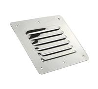 CYDZSRA Louvered Air Vent Accessories Stamped Louver Ventilation Replacement Part 5x5 Inch Marine Yacht Air Grill Cover Rectangular Not Easy To Rust Louvered Vent Accessories 5x4.5 Inch