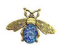 CYDZSRA Magnetic Pin Keeper with Unique Bee Addition to Any Sewing Kit As Gift for Crafting Enthusiasts Embroidery Multipurpose Needlework Pin Keeper Accessories, Blue, 4.7x3.5cm