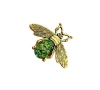 CYDZSRA Magnetic Pin Keeper with Unique Bee Addition to Any Sewing Kit As Gift for Crafting Enthusiasts Embroidery Multipurpose Needlework Pin Keeper Accessories, Green, 4.7x3.5cm