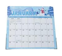 CYDZSRA Manage Time Effectively With Wall Calendar 2025-2026 Dual Motivation For Success 2025-2026 Wall Calendar User-friendly 2026 Precise Countdown, Colorful, Seasonal A