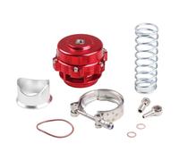 CYDZSRA Maximum Boost Pressure Dual Spring System Blow Off Valve Universal Adjustable Turbos Blow Off Valve With Flange Metal, red
