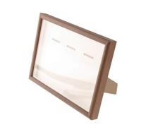 CYDZSRA Medal Shadow Box Frame Elegant Wooden Construction Showcases Achievements While Enhancing Room Interiors Wooden Medal Storage Shadow Box Frame For Runners, Walnut Color, A4