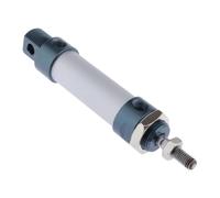 CYDZSRA Pneumatic Cylinder Continuously Strong Performance Under Maximum Pressure Conditions Diverse Industrial Needs Mini Pneumatic Air Cylinder Screw Hole DiaM5 , Cyan , MAL 16x50mm