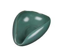 CYDZSRA Porcelain Coffee Bean Dosing Bowl Unique Weighing Coffee Beans Reliable and Measuring Loose Tea Weigh Bean Container Allows to Easily Weigh Beans, Green, 9.8x7.5x4cm