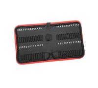 CYDZSRA Portable Bit Tool Pouch Compact Organizer Storage of Hand Tools for Electricians Plumbers and Busy Craftsmen Bit Carrier Professional Driver Case Premium, Black, 22.4x17.7x4.2cm