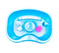 CYDZSRA Portable Shampoo Basin Effective Hair Washing Tray Optimal Bedside Solution Caregivers and Seniors Which is Suitable for Most People. Hair Washing Tray is Specially, Blue, 46x35x12cm