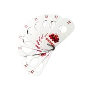 CYDZSRA Professional Fresh Fruit Caliper Measurement Tool Measurer Allows Effortless Sizing Of Large Cherry And Blueberry Fruits Sorting Classification Tool, Cherry, 10x4.5cm