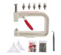 CYDZSRA Rugged Pearl Setting Machine with Screw Heads and Trays for Crafting Jewelry and Accessories Pearl Setting Machine Kits Beads Nails Rivet Stud Handmade Beads Rivet Fixing, #20