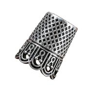 CYDZSRA Sewing Thimbles Finger Protector Quilting Embroidery Gift For Talented Crafters Can Fingers Well. Is More Handy To Start Needlework. Finger Guards, Silver, 1.5x1.5x2.5cm