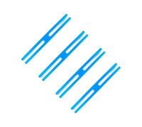 CYDZSRA Silicone Rubber Bands Set Packing Solutions Durable H Shaped Bands Tableware Wrapping For Outdoor Fun Silicone Rubber Rubberbands Plate Bowl Band, Blue, 19.5x2.3cm