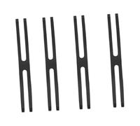 CYDZSRA Silicone Rubber Bands Set Packing Solutions Durable H Shaped Bands Tableware Wrapping For Outdoor Fun Silicone Rubber Rubberbands Plate Bowl Band, Black, 19.5x2.3cm