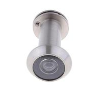 CYDZSRA Sturdy Door Peephole With Dustproof And Anti-theft Features Home Hotel Security Needs Door Peephole Viewer Etc. Entry Viewer Eye Hole Anti-peeping, Silver, 44x26x22mm