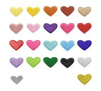 CYDZSRA Unique Love Patches Heat Iron On Alphabet Patch Set Adding Personal to Bags Clothing Hats Shoes Elegant Clothing Decoration Decorative Applique Sew On Patches DIY Project for Clothes