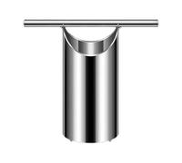 CYDZSRA Watermelon Puncher Cutter Practical Tool Lightweight Accessories Made for Easy Cleaning and Fast Fruit Preparation Watermelon Puncher Cutter Supplies Portable Melon, Silver, S