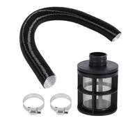 CYDZSW 25mm Diesel Heater Air Intake Pipe Hose with Air Intake Filter and Clamp Connector fit for Webasto Air Top 2000,for Eberspacher D2 D4 D4S,for Chinese Diesel Parking Heater Accessories Parts Kit