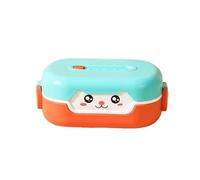 CYee Kawaii Bento Box Adult Lunch Box, Kawaii Cat Lunch Box for Boy Girls, Leakproof Portion Kawaii Container, Japanese Bento Box Back to School Supplies-BPA-Free, SafeMicrowave (Pink Green)