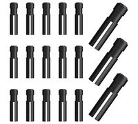 CyeeLife Aluminium Dart Flight Protector, 18pcs Dart Flight Protectors Aluminum Alloy Darts Wing Savers Fixed Degrees Wing Corrector,Darts Accessories