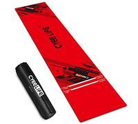 CyeeLife Dart Mat Length 295cm,Width 65cm with Carry bag and Start Lines and Colorful Printing for Steel and Soft Tip Darts Games