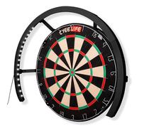 CyeeLife Dartboard Lighting System, White LED Dartboard Light,Securely Fits All Dart Boards,Easy Assembly,Professional Darts Accessories (Black, 270°)