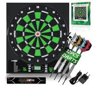 CYEELIFE Electronic Dartboard Set, LED Display, 12 Darts, 50 Replacement Tips, Dart Flight Set