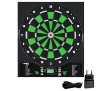 CyeeLife Electronic Dartboard with German Voice, Innovative Dart Machine with 34 Games and 355 Variations, 8 Volume Levels, Includes Silence, Electronic Dartboard for 1-8 Players