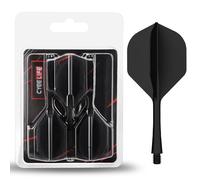CyeeLife Integrated Dart Flights & Shafts, Dart Flight & Stems - 3 Pack, 2BA Thread | One-Piece Design for Enhanced Durability and Precision