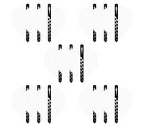 CyeeLife Standard Dart Flights, Pack of 15 (White)