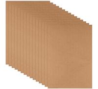 CYEER 15Pcs A3 MDF Board, 4mm MDF Blank Sheets for Crafts, Medium Density Fiberboard Wooden Hardboard Sheets Safe for Laser and Pryography for Laser Engraving, Painting