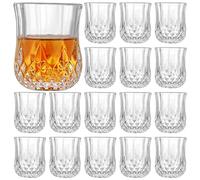 CYEER 18 PCS Shot Glasses, 50ml/1.7oz Heavy Base Small Glasses Drinking for Liquor Shots, Tequila, Vodka