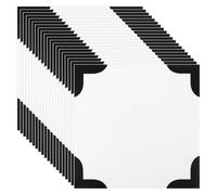 CYEER 20 PCS White and Black Flooring Tiles Self Adhesive, 30x30cm Vinyl Self Adhesive Floor Tile, Sticky Floor Tiles Vinyl Floor Tile Stick on Floor Tiles for Bathroom Kitchen Living Room Bedroom