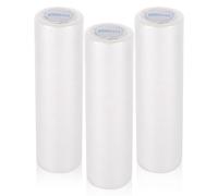 CYEER 3 Roll Dust Sheets for Decorating, 2m x 50m Large Plastic Sheet Rolls, Lightweight Dust-Proof Waterproof Plastic Dust Sheets for Floor Carpet Furniture Protection Plastic Sheeting