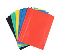 CYEER 60 Pcs A4 Project Folder, A4 Report Project Document Files Plastic Folders for Paperwork Presentation Folders Report Organiser Holder File Folders with Transparent Cover & 2 Prongs, 5 Colors