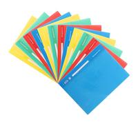 CYEER 96 Pcs A4 Project Folder, Plastic Presentation Folders A4 Report Document Organiser Holder Plastic Wallet File Folders with Clear Cover and 2 Prongs, 4 Colours