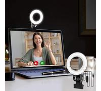 Cyezcor Video Conference Lighting Kit, Ring Light for Monitor Clip On,for Remote Working, Distance Learning,Zoom Call Lighting, Self Broadcasting and Live Streaming, Computer Laptop Video Conferencing