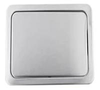 CYEZHKIIJ Built in Countertop Trash Can, Flap Lid Bin，Built-In Dustbin Stainless Steel Recessed Built-In Balance Swing Cover Bin Garbage