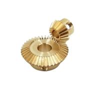 CYFANG 0.5 Module 1:2 Reduction Bevel Gear Set Equal Diameter Bevel Miter Gear 90 Degree Driver 0.5M 20T 40T Conical Pinion miter mechanical(20T 3mm 40T 6mm bore)