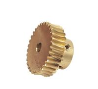 CYFANG 0.5M Turbine Worm Gear 1: 20 1:30 1:40 Reduction Ratio Copper 0.5 Module Worm Pinion Turbine Gear cylindrical pinion(40T 4MM BORE)
