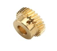 CYFANG 1.5 Module 30 Teeth Right Handed Brass Helical Gear 1.5M 30T Staggered Spiral Gear 45 Degree Helical Angle Pinion cylindrical pinion(30mm step 15mm bore)